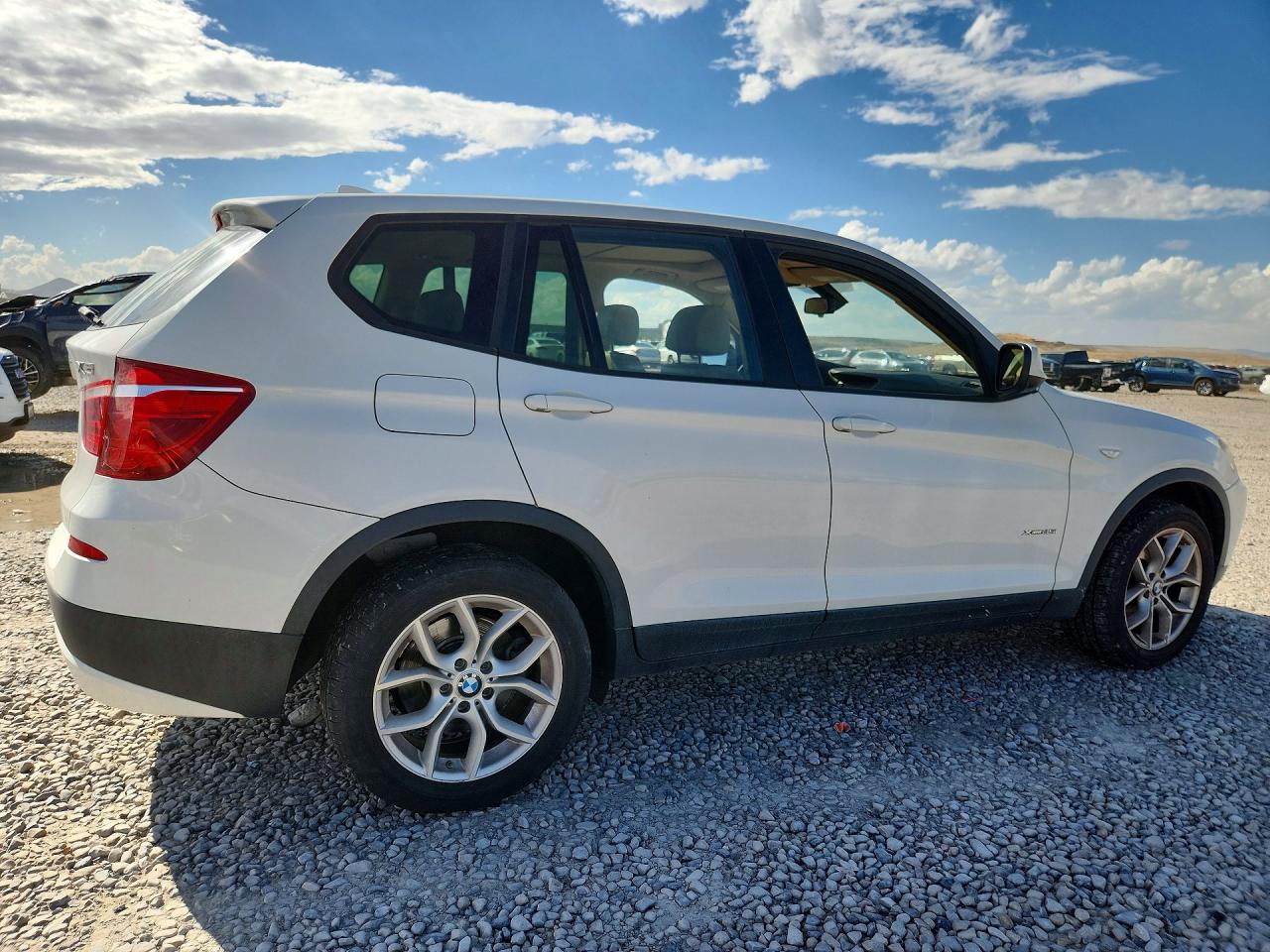 2014 Bmw X3 Xdrive35i White vin: 5UXWX7C5XEL983635