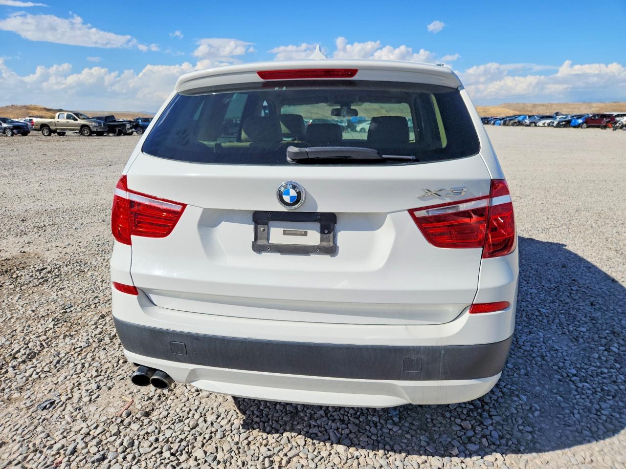 2014 Bmw X3 Xdrive35i White vin: 5UXWX7C5XEL983635