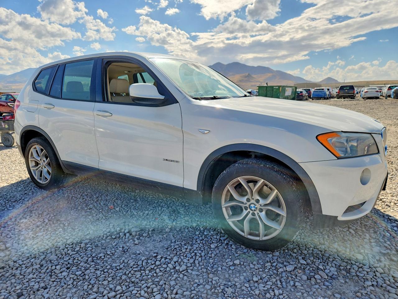2014 Bmw X3 Xdrive35i White vin: 5UXWX7C5XEL983635