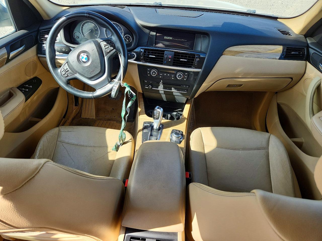 2014 Bmw X3 Xdrive35i White vin: 5UXWX7C5XEL983635
