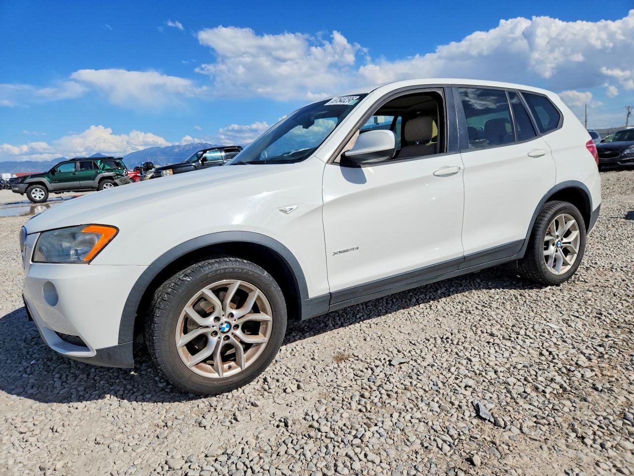 2014 Bmw X3 Xdrive35i White vin: 5UXWX7C5XEL983635