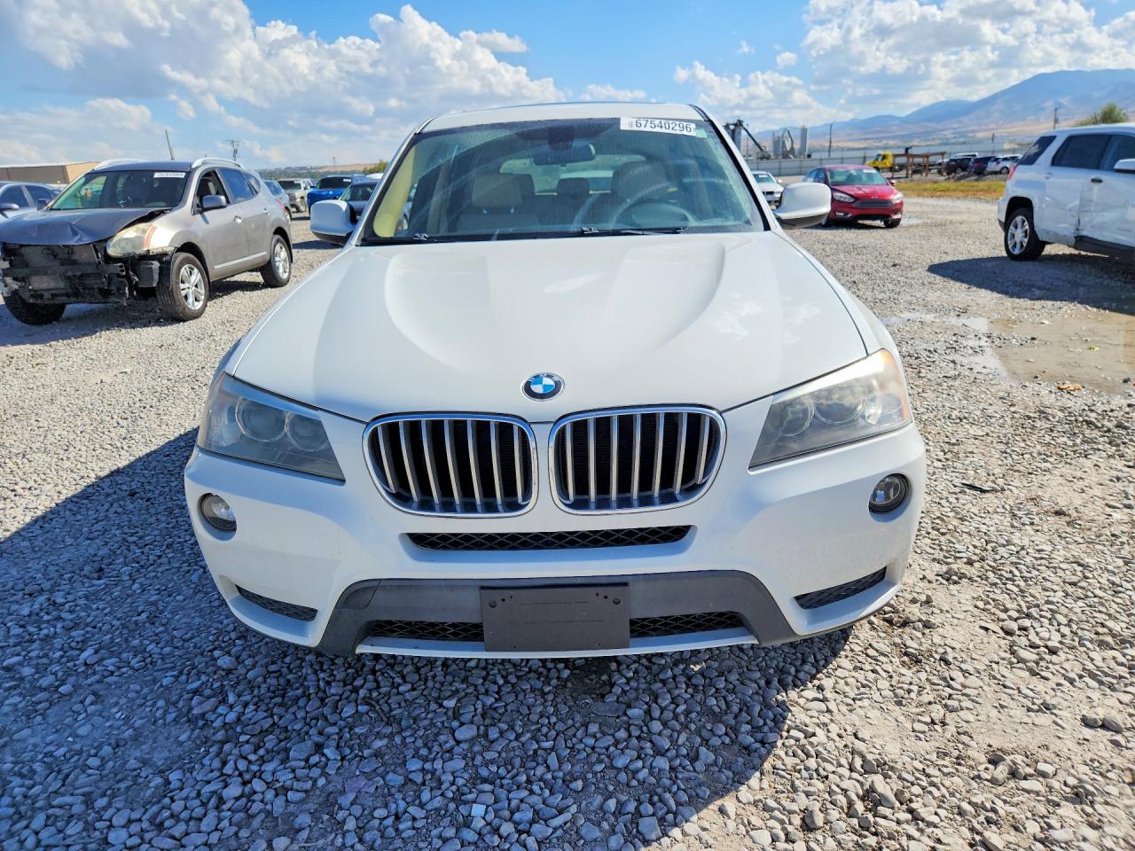 2014 Bmw X3 Xdrive35i White vin: 5UXWX7C5XEL983635