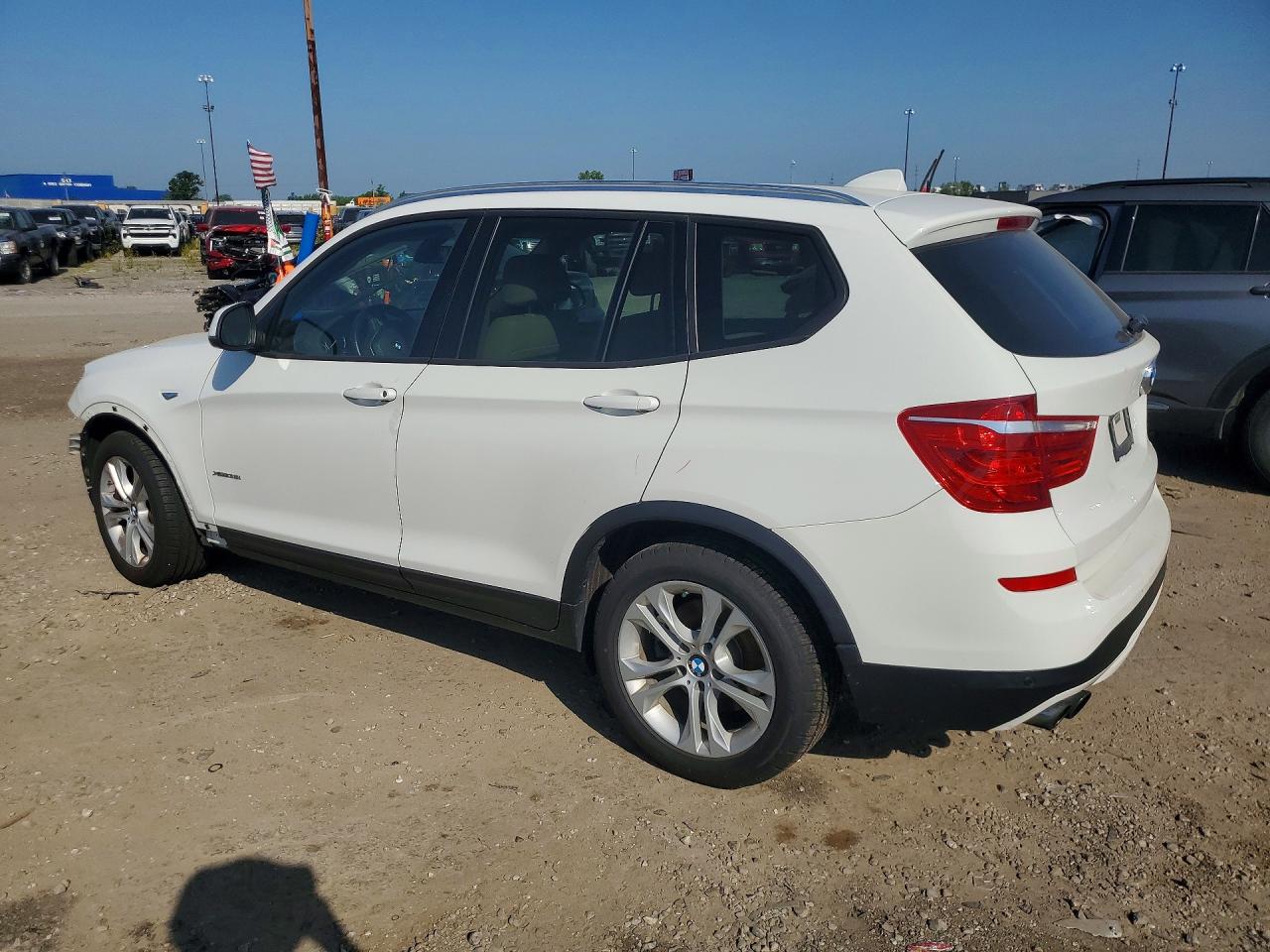 2015 Bmw X3 Xdrive35i White vin: 5UXWX7C5XF0K31890