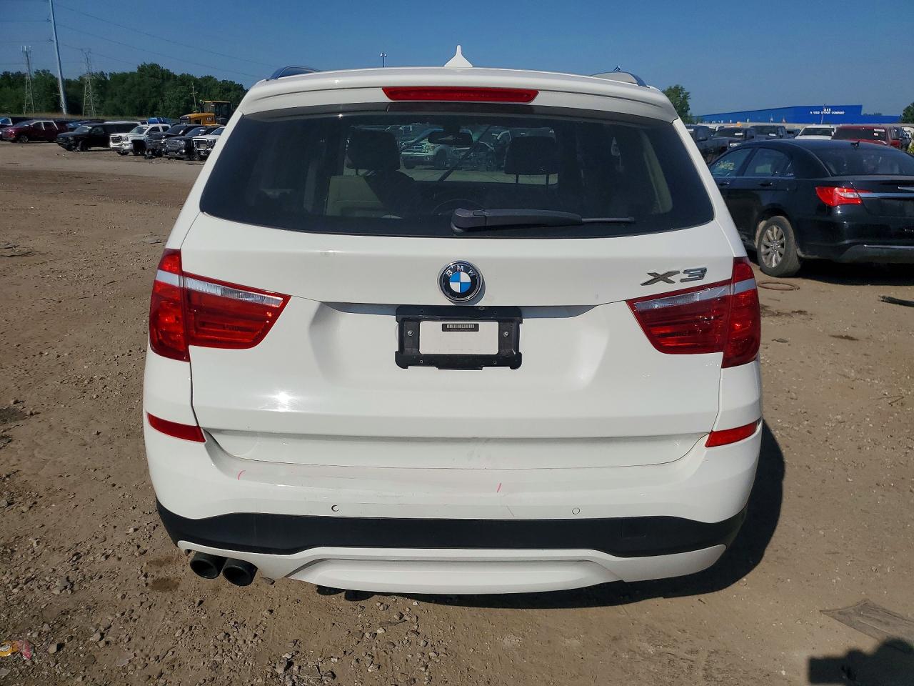 2015 Bmw X3 Xdrive35i White vin: 5UXWX7C5XF0K31890