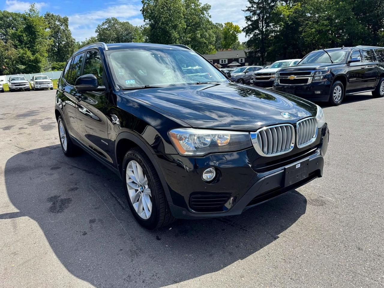2017 Bmw X3 Xdrive28i Черный vin: 5UXWX9C30H0W68066