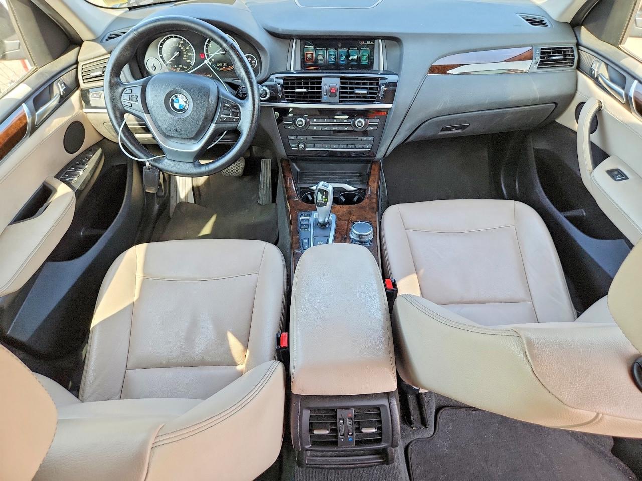 2017 Bmw X3 Xdrive28i Blue vin: 5UXWX9C36H0W80268