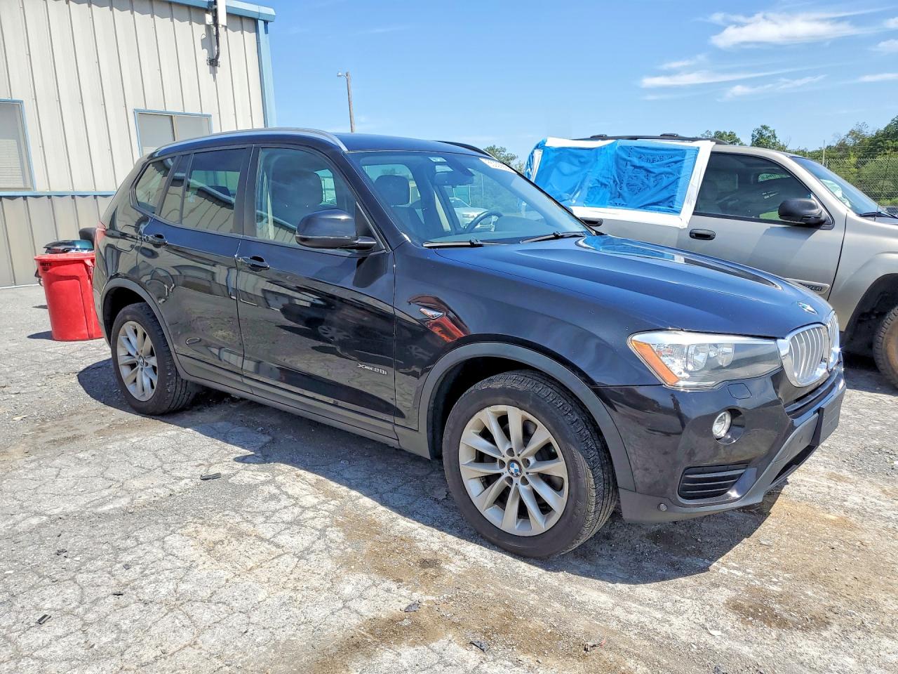 2017 Bmw X3 Xdrive28i Black vin: 5UXWX9C37H0W75113