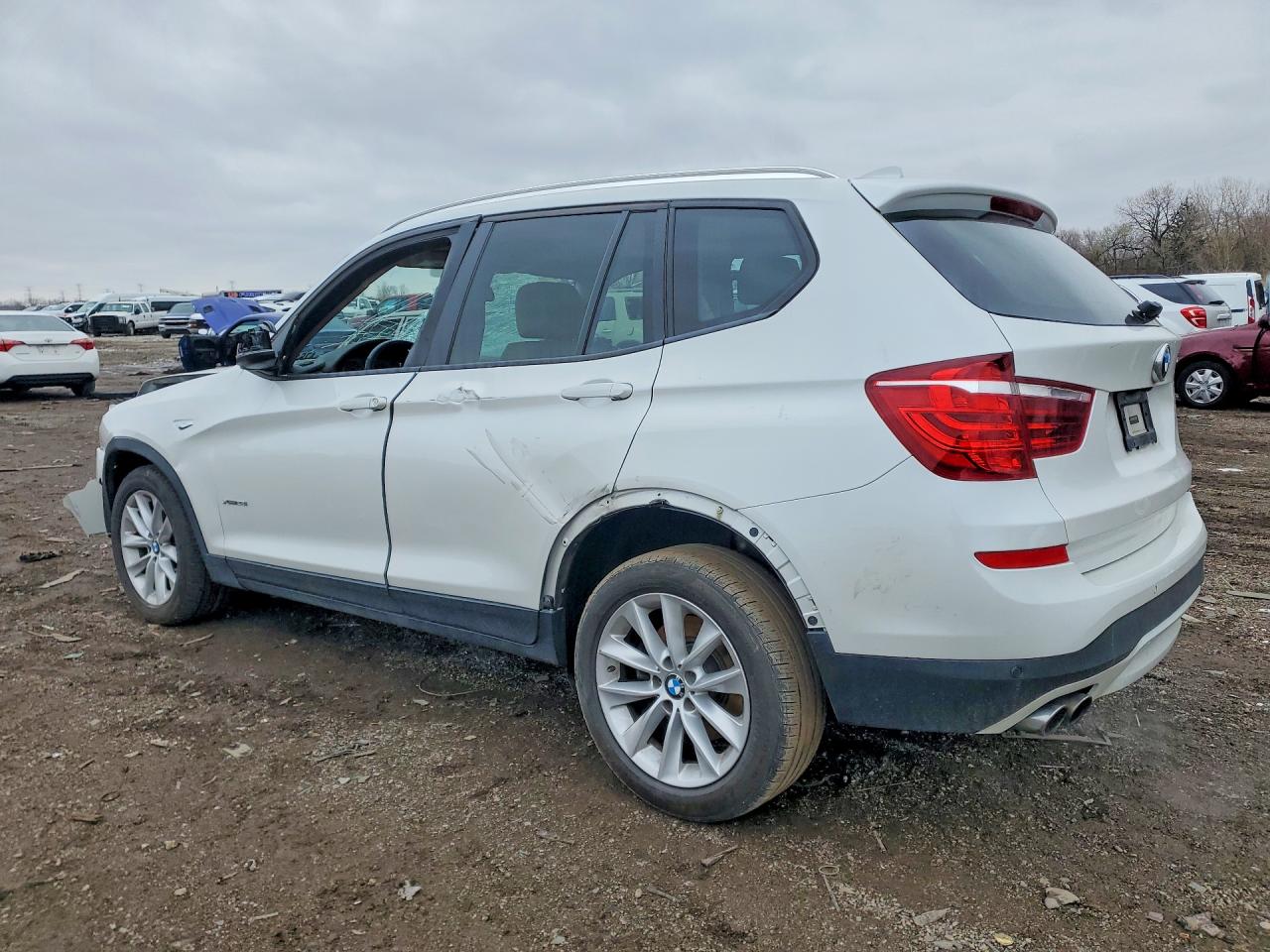 2017 Bmw X3 Xdrive28i Белый vin: 5UXWX9C38H0T17471