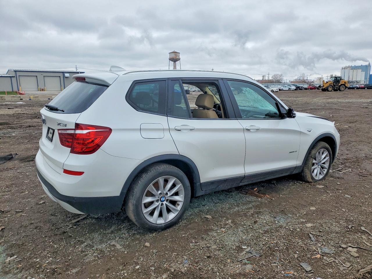 2017 Bmw X3 Xdrive28i Белый vin: 5UXWX9C38H0T17471