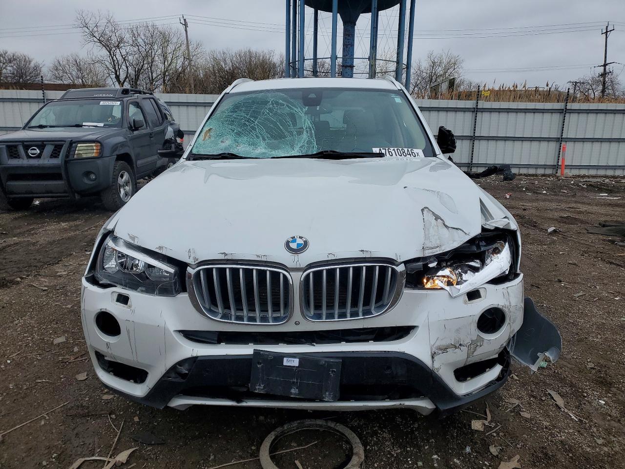 2017 Bmw X3 Xdrive28i Белый vin: 5UXWX9C38H0T17471