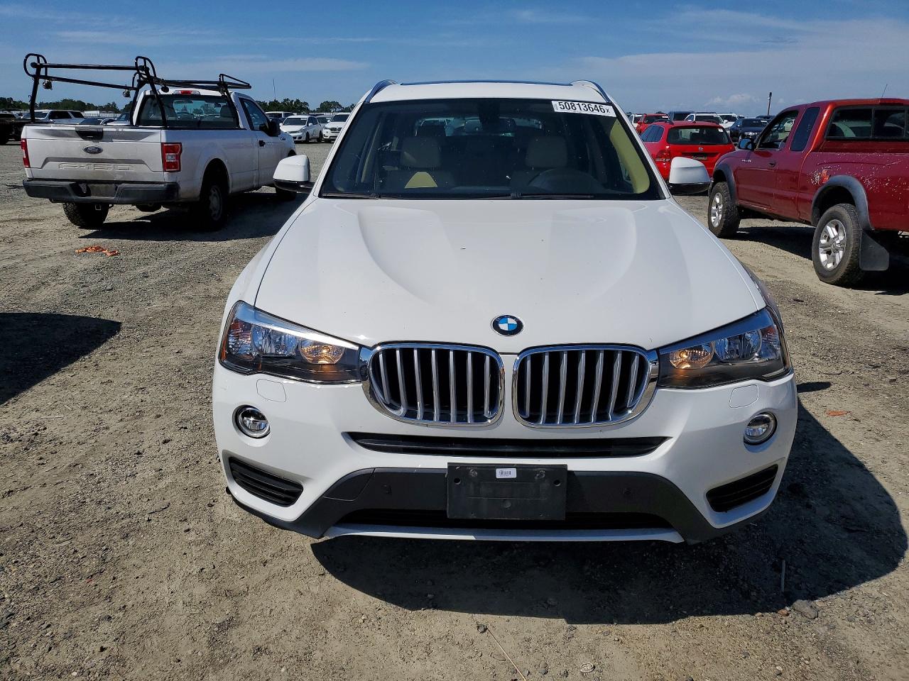 2017 Bmw X3 Xdrive28i White vin: 5UXWX9C38H0T20225