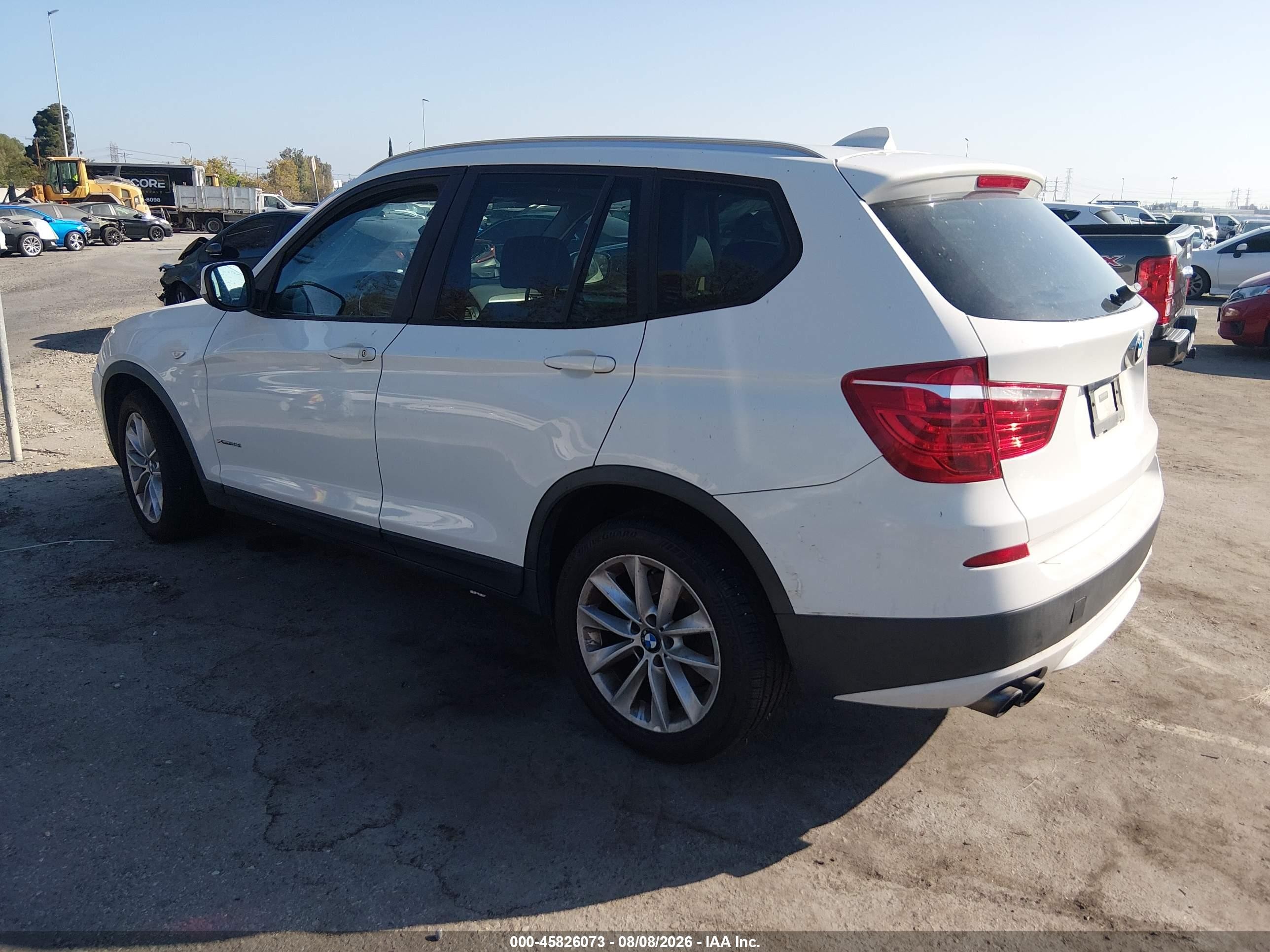 2013 Bmw X3 Xdrive28i Белый vin: 5UXWX9C50D0A11475