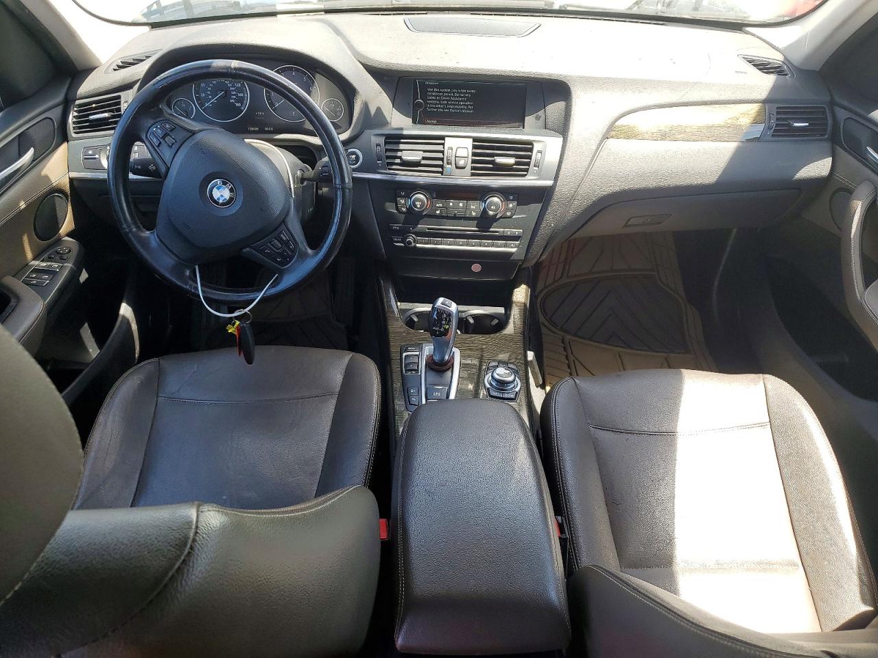 2013 Bmw X3 Xdrive28i Silver vin: 5UXWX9C50D0A12917
