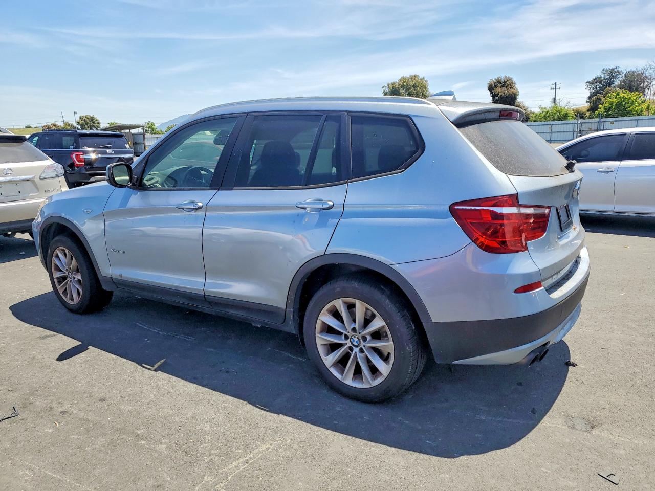 2013 Bmw X3 Xdrive28i Silver vin: 5UXWX9C50D0A12917