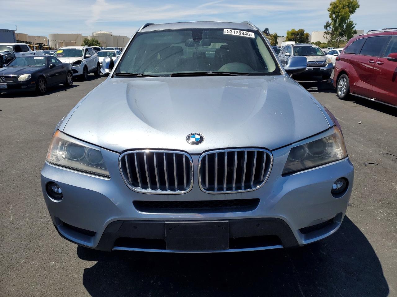 2013 Bmw X3 Xdrive28i Silver vin: 5UXWX9C50D0A12917
