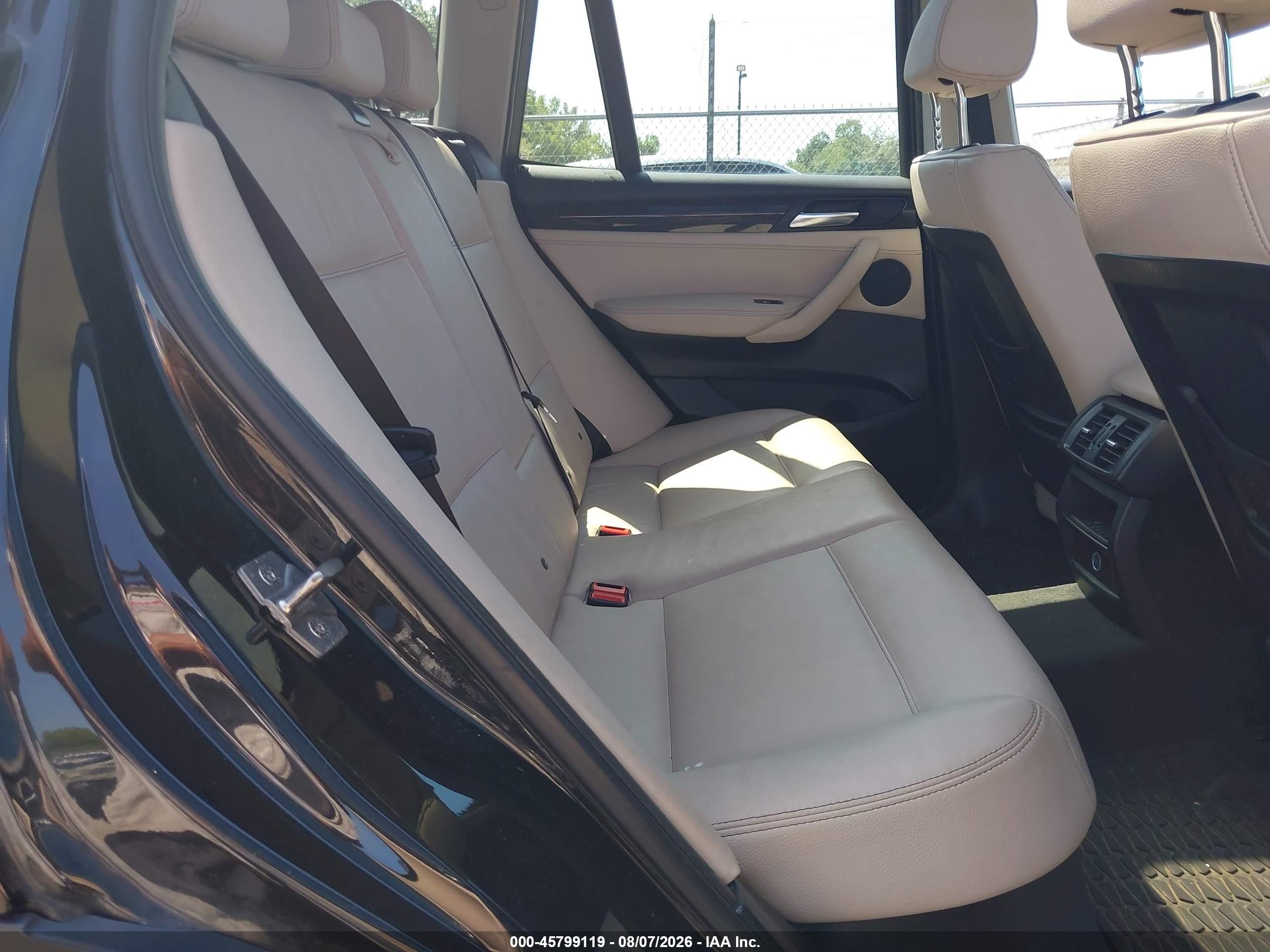 2013 Bmw X3 Xdrive28i Черный vin: 5UXWX9C50D0A17325