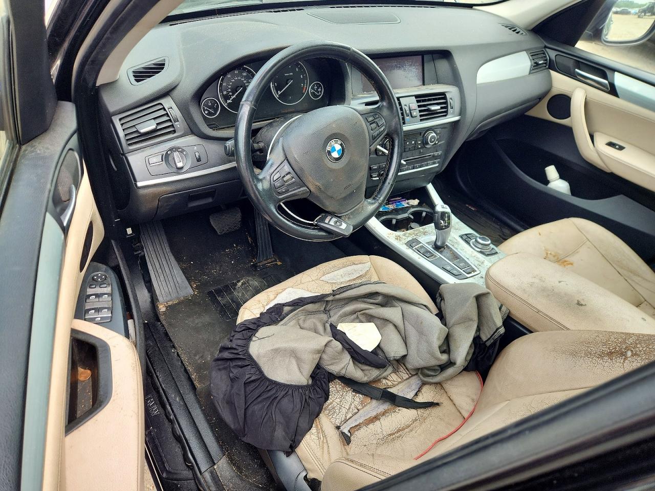 2013 Bmw X3 Xdrive28i Black vin: 5UXWX9C50D0A17423