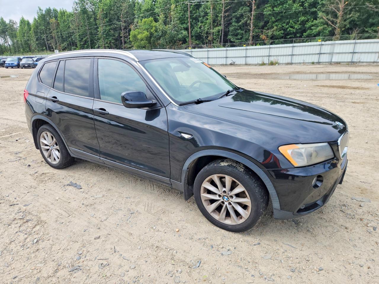 2013 Bmw X3 Xdrive28i Black vin: 5UXWX9C50D0A17423