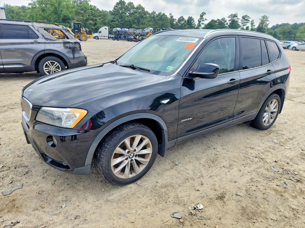 2013 Bmw X3 Xdrive28i Black vin: 5UXWX9C50D0A17423