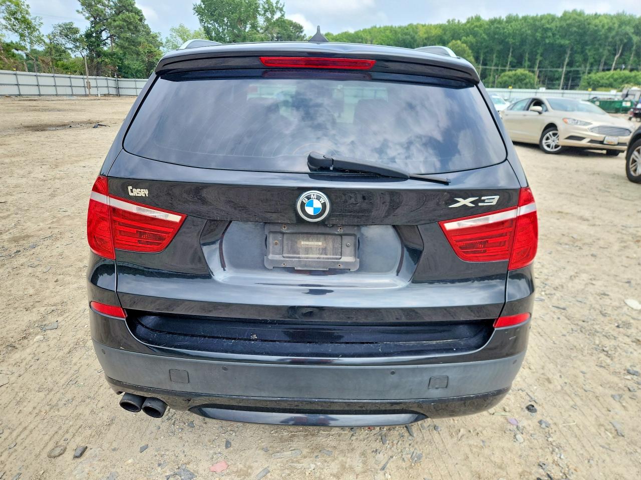 2013 Bmw X3 Xdrive28i Black vin: 5UXWX9C50D0A17423