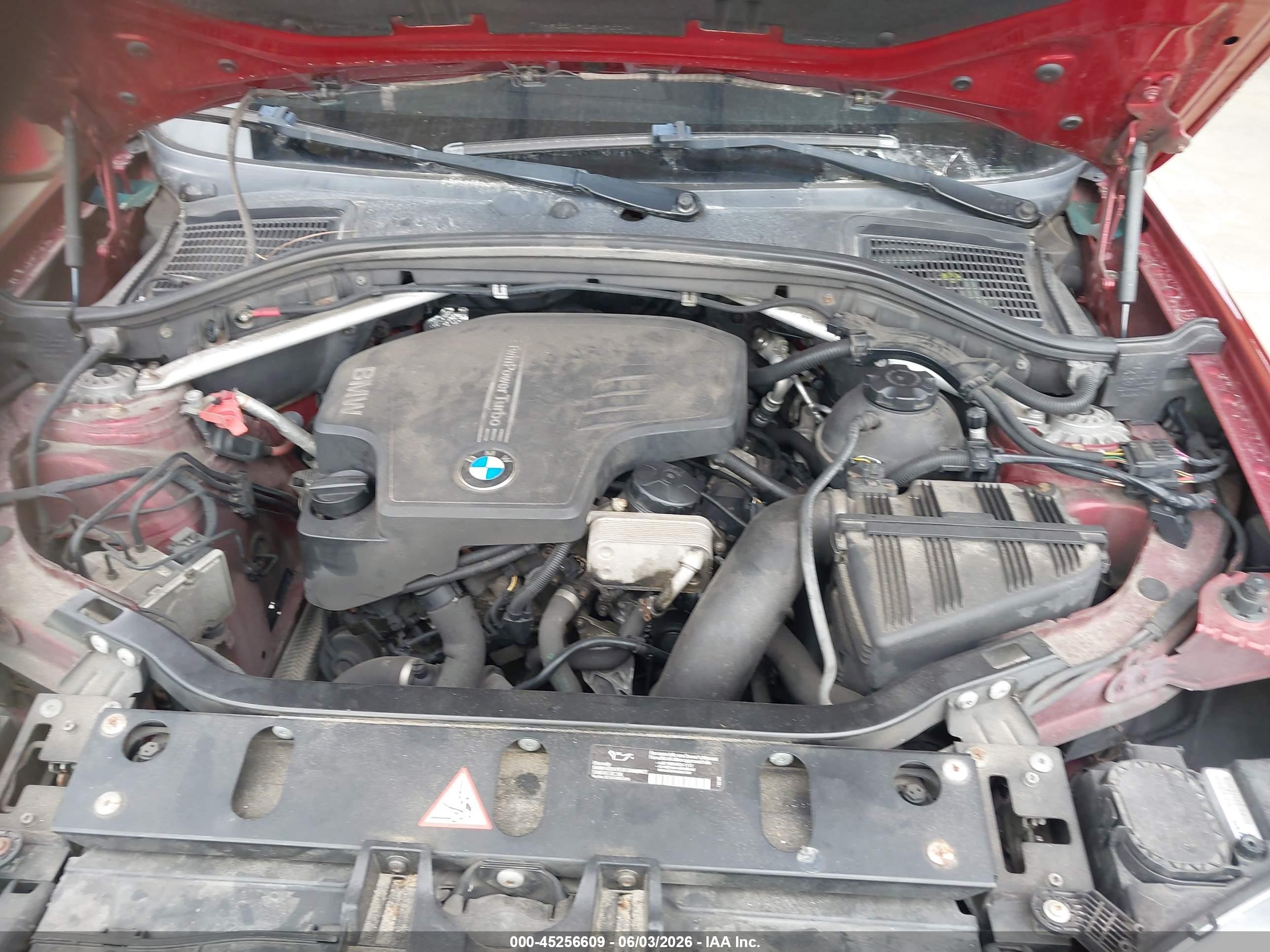2013 Bmw X3 Xdrive28i Red vin: 5UXWX9C50D0A19303