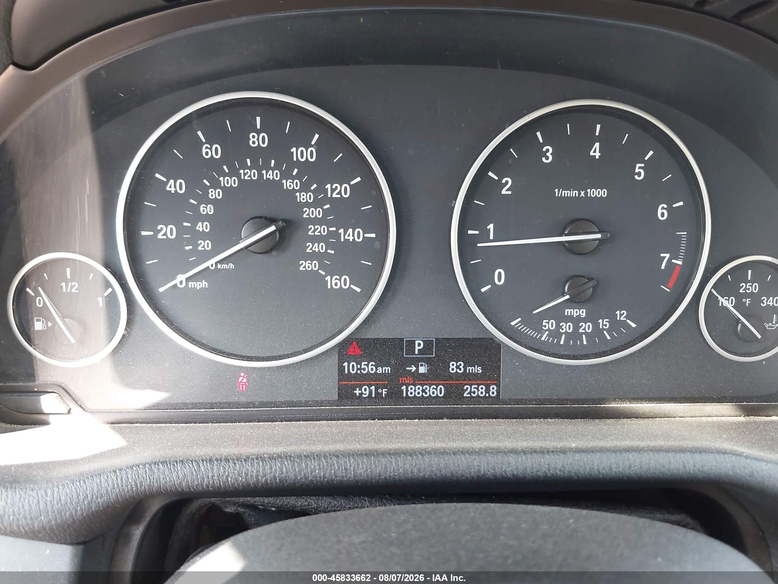 2013 Bmw X3 Xdrive28i Белый vin: 5UXWX9C50D0A26428