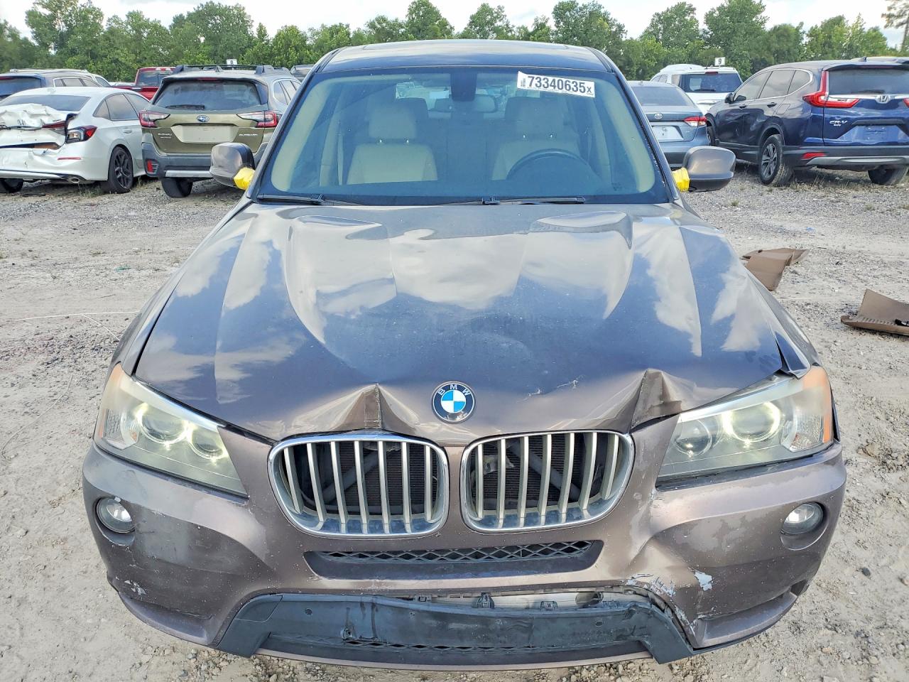 2013 Bmw X3 Xdrive28i Brown vin: 5UXWX9C50D0A26493