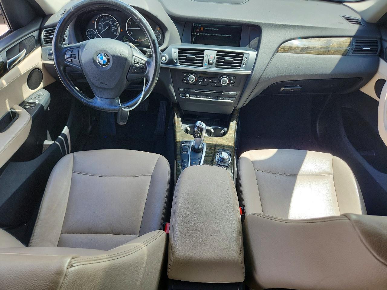2013 Bmw X3 Xdrive28i White vin: 5UXWX9C50D0A27109