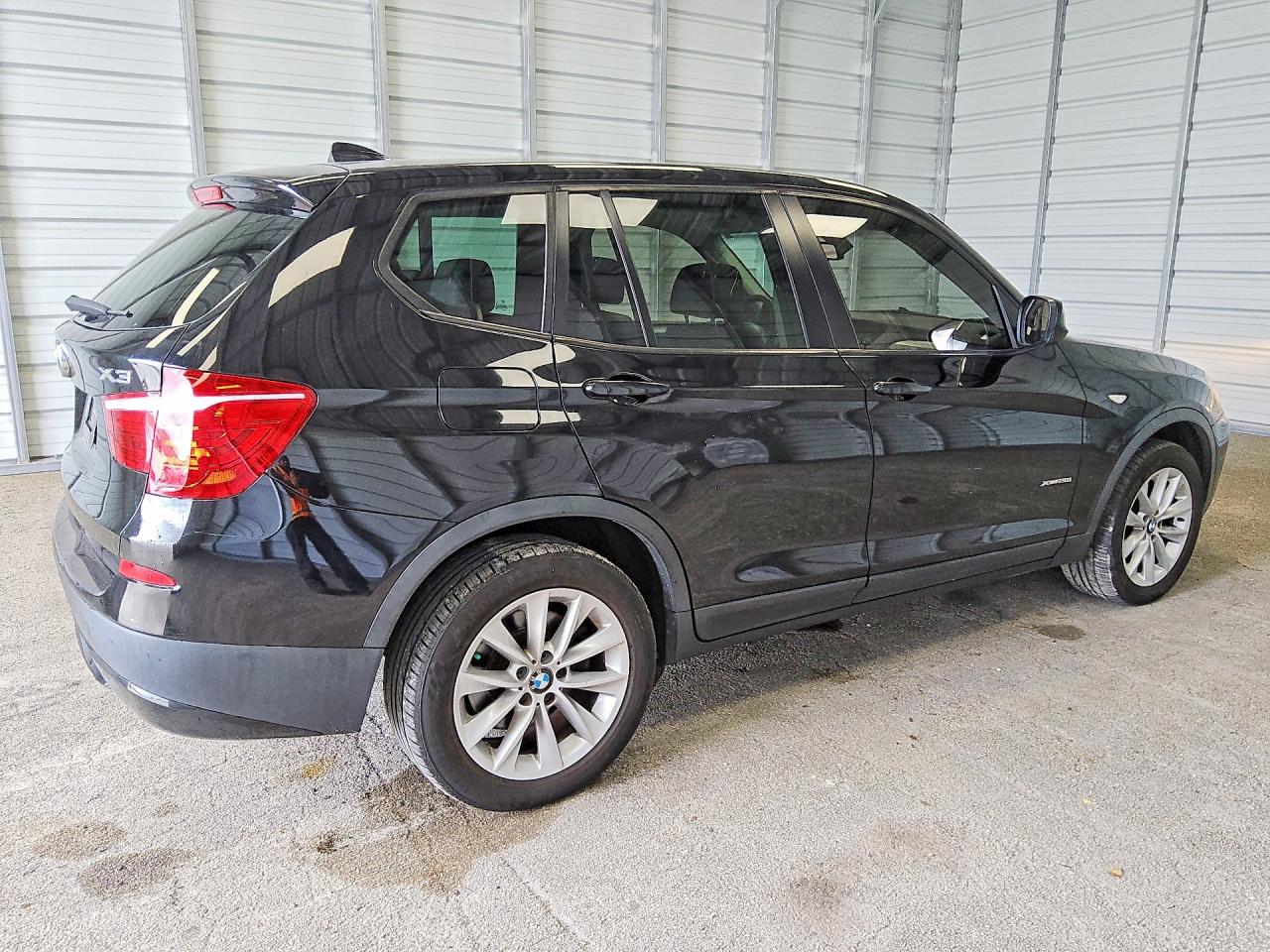 2013 Bmw X3 Xdrive28i Black vin: 5UXWX9C50D0D02638