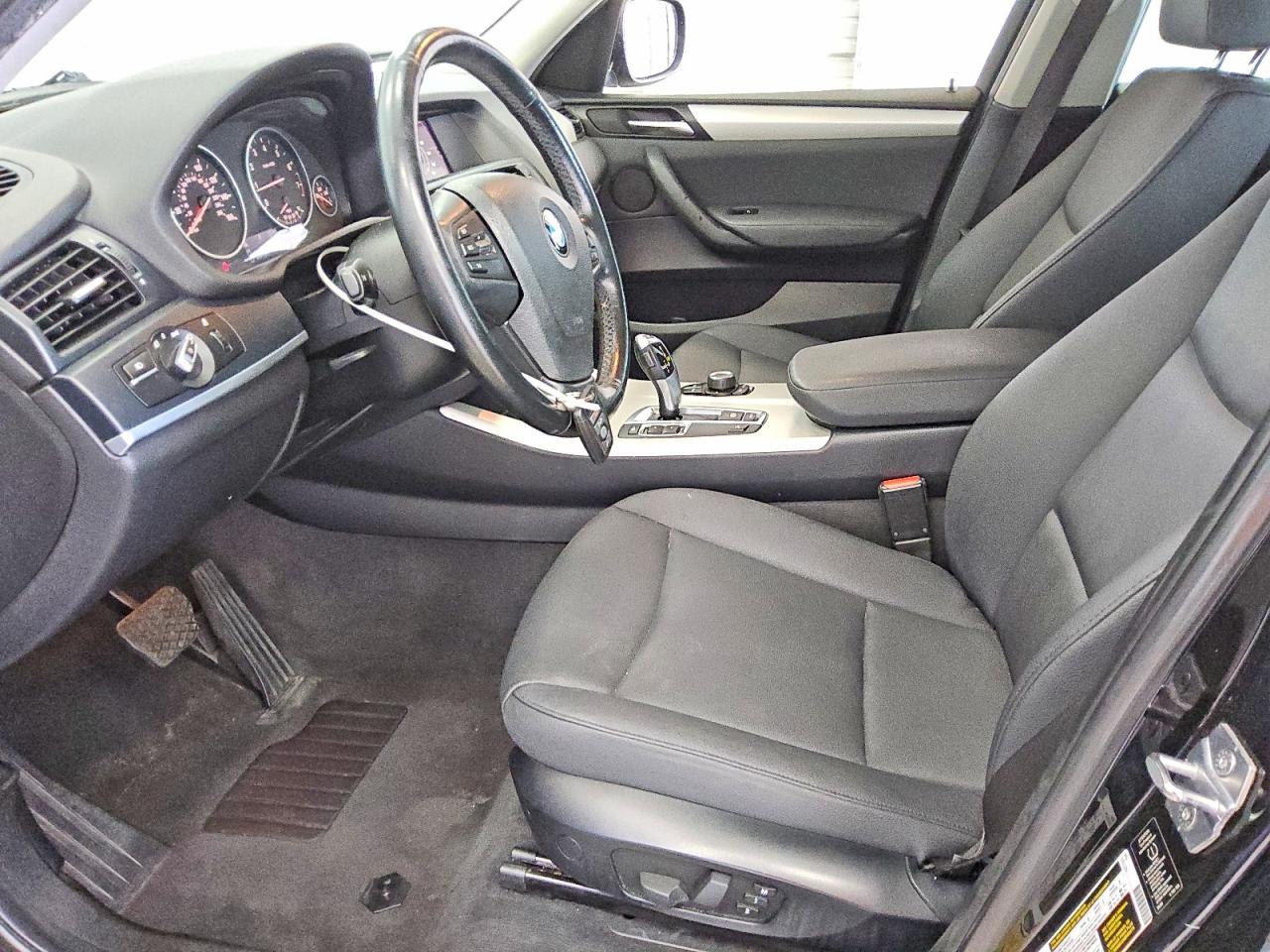 2013 Bmw X3 Xdrive28i Black vin: 5UXWX9C50D0D02638