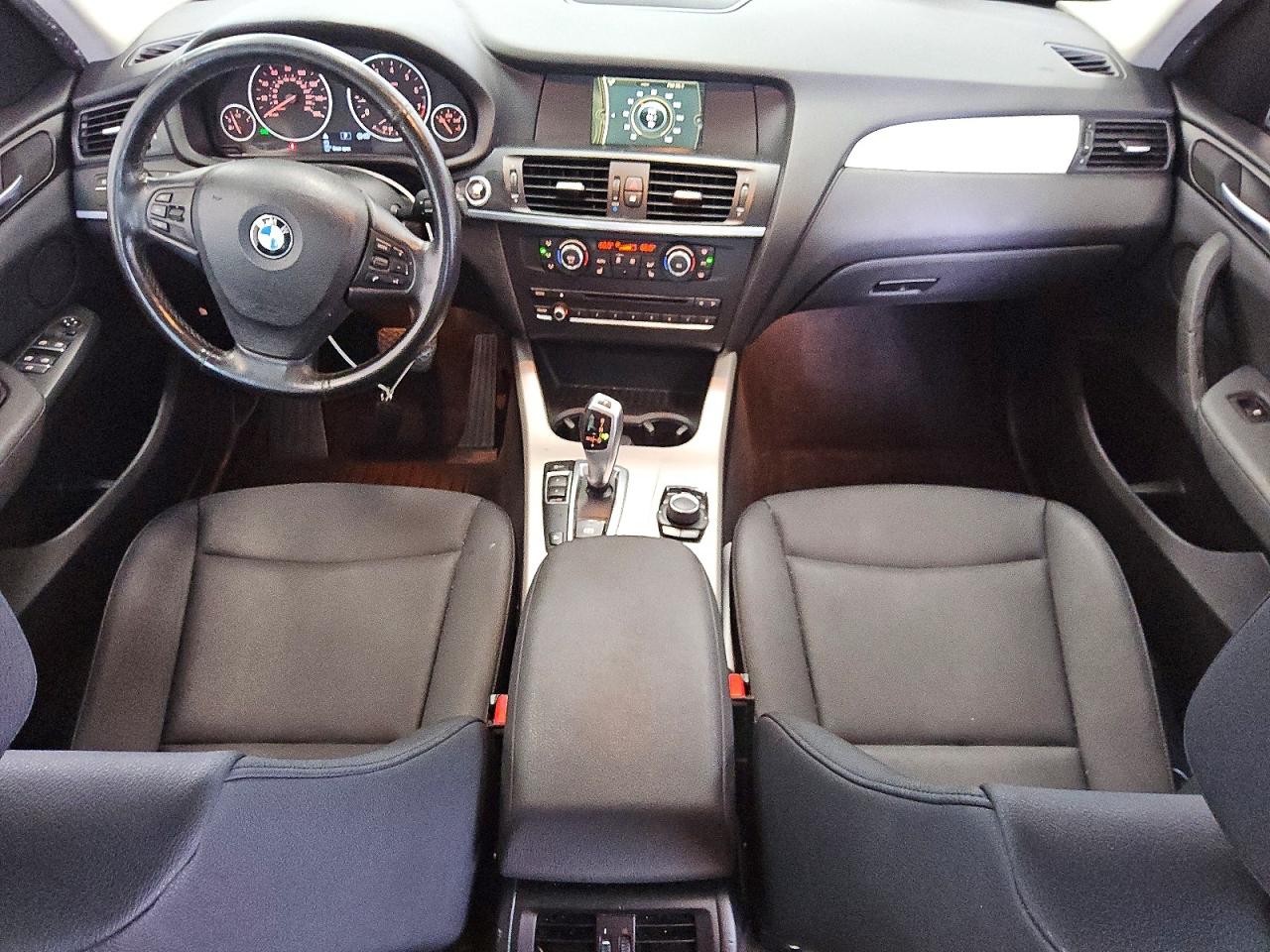 2013 Bmw X3 Xdrive28i Black vin: 5UXWX9C50D0D02638