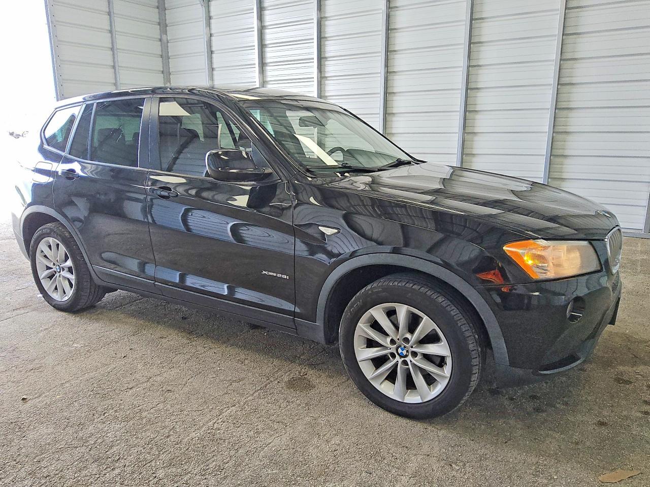2013 Bmw X3 Xdrive28i Black vin: 5UXWX9C50D0D02638