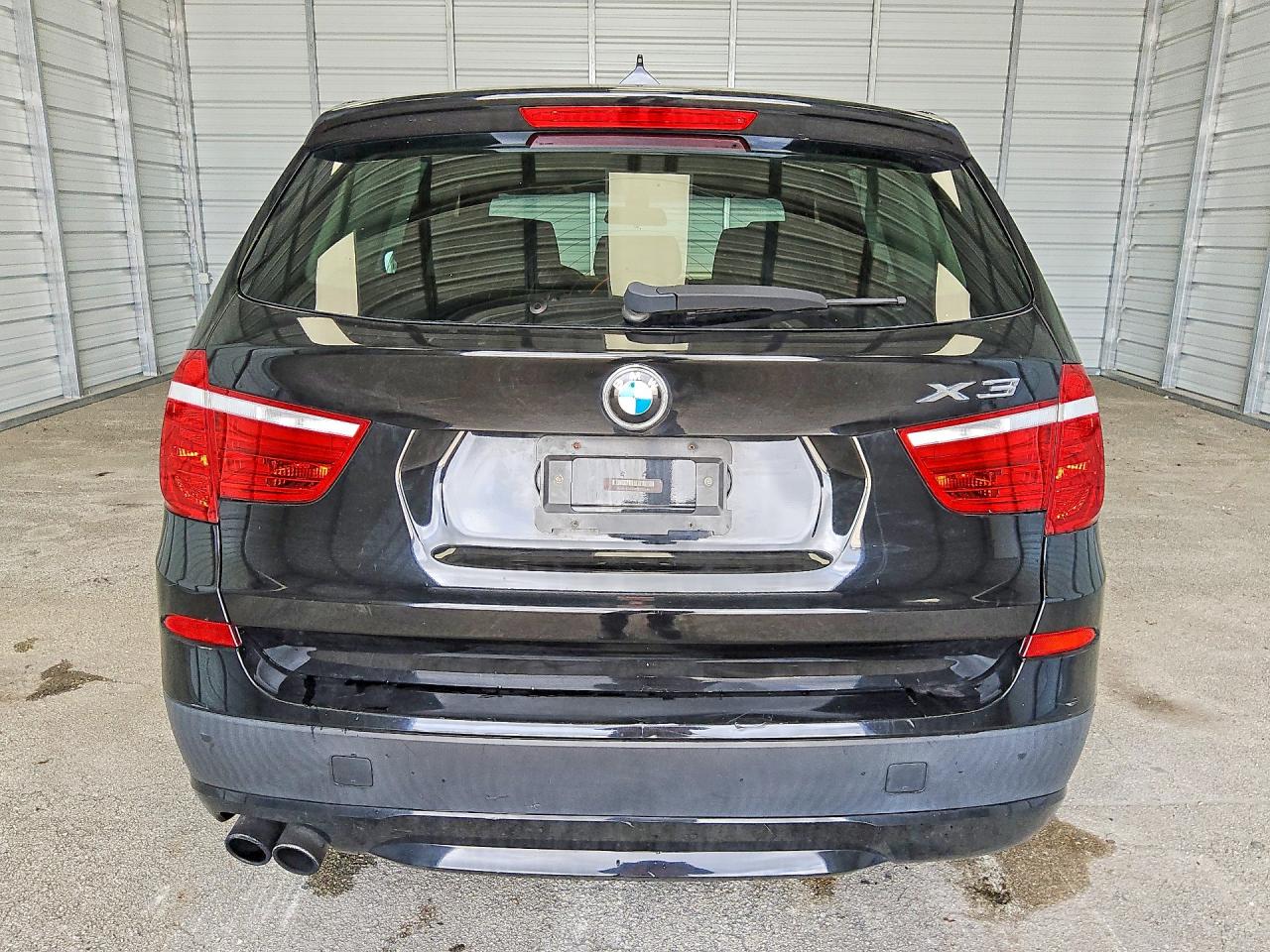 2013 Bmw X3 Xdrive28i Black vin: 5UXWX9C50D0D02638