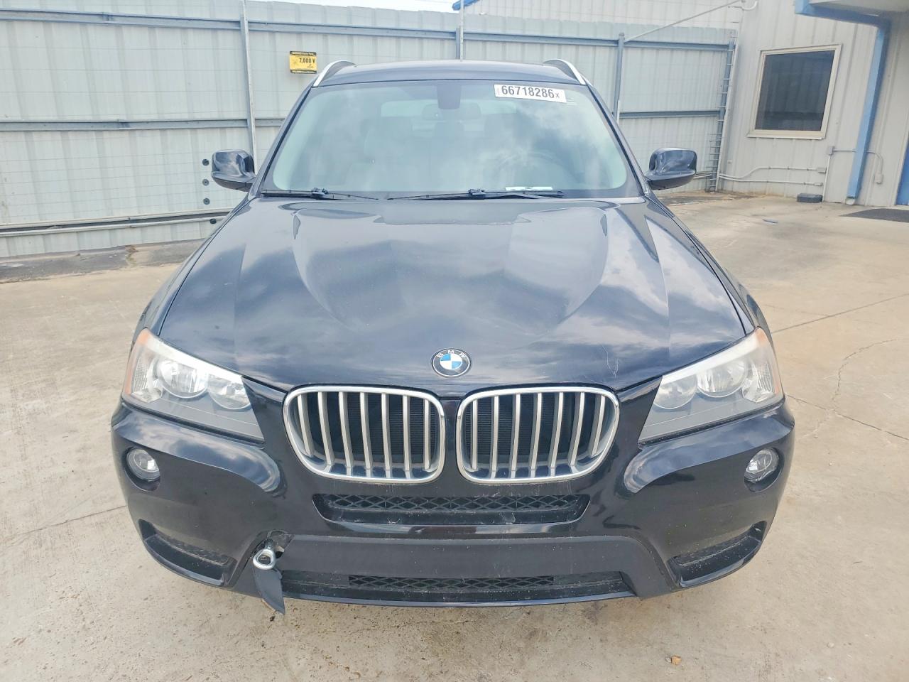 2013 Bmw X3 Xdrive28i Black vin: 5UXWX9C50D0D04633