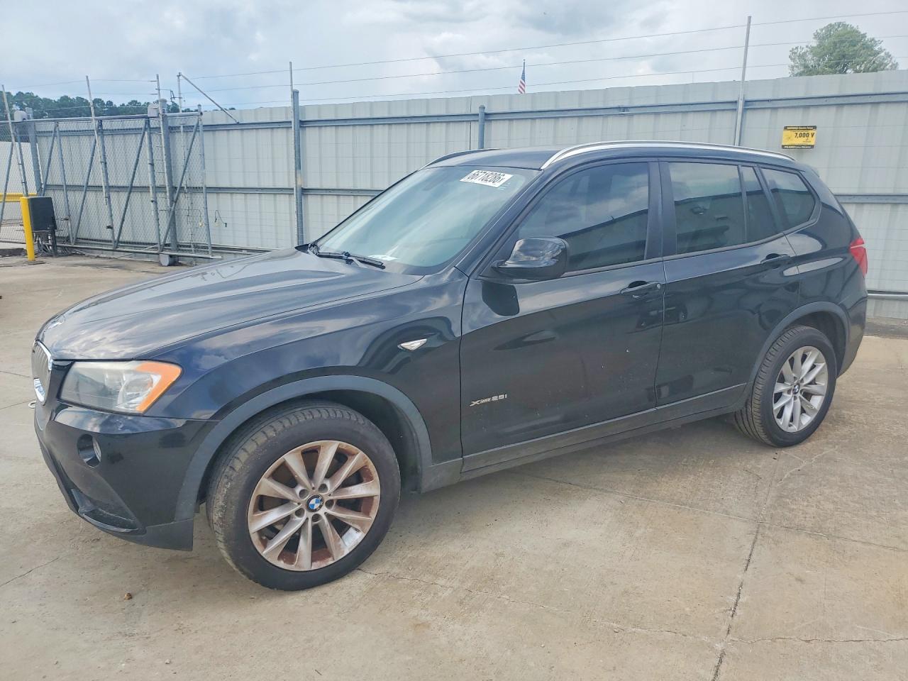 2013 Bmw X3 Xdrive28i Black vin: 5UXWX9C50D0D04633