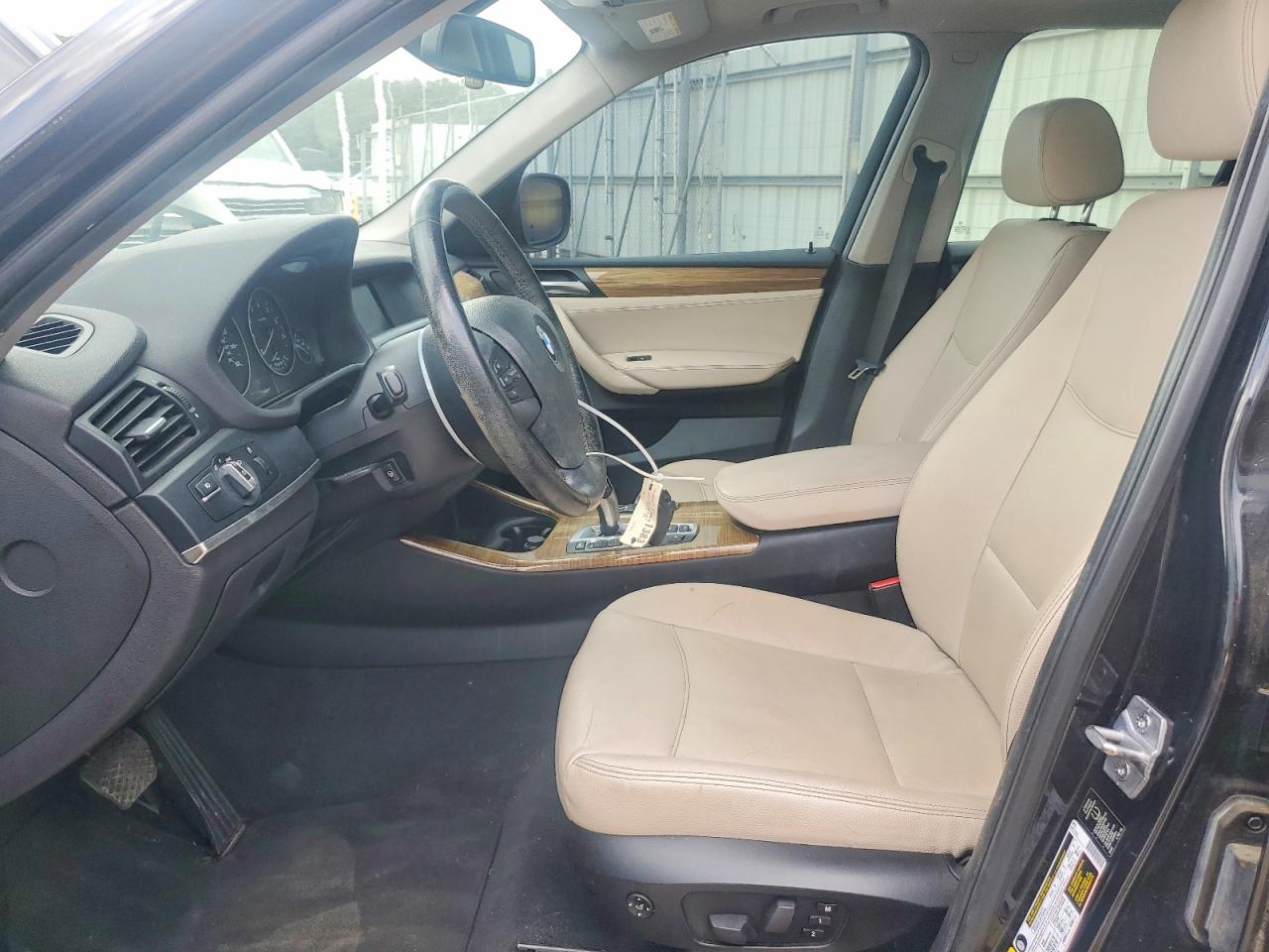 2013 Bmw X3 Xdrive28i Black vin: 5UXWX9C50D0D04633