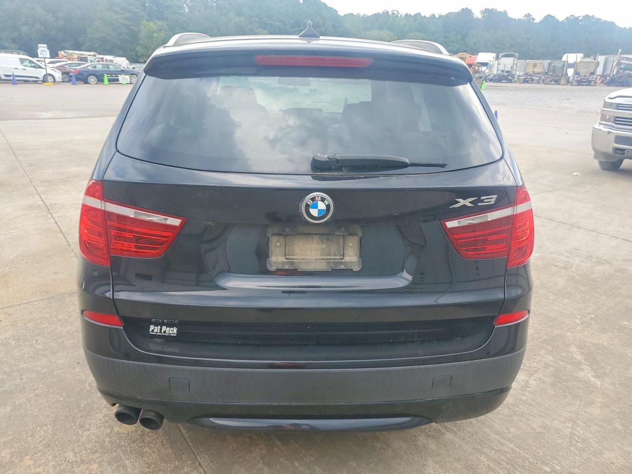 2013 Bmw X3 Xdrive28i Black vin: 5UXWX9C50D0D04633