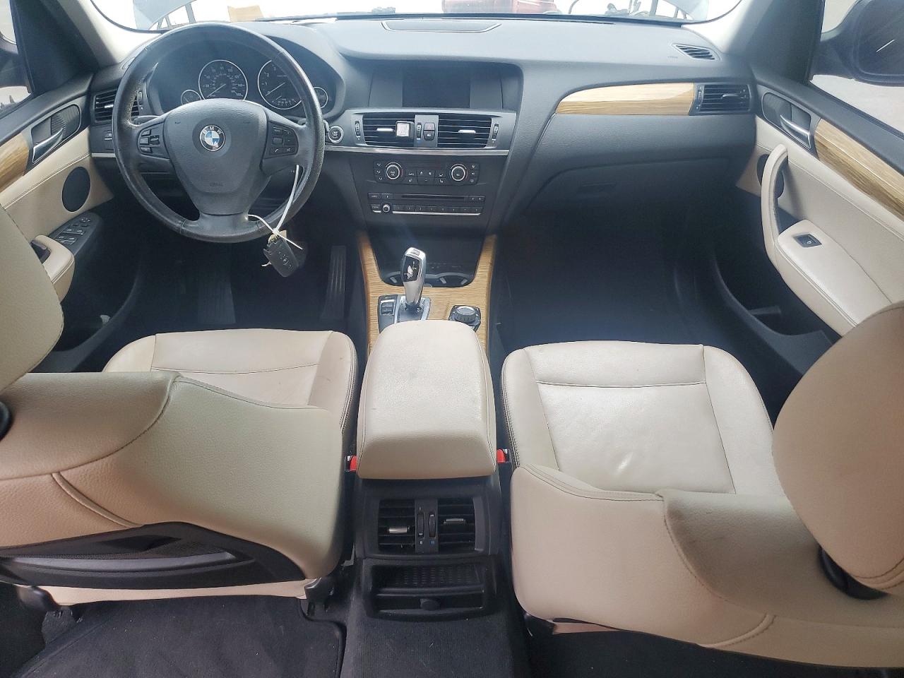2013 Bmw X3 Xdrive28i Black vin: 5UXWX9C50D0D04633