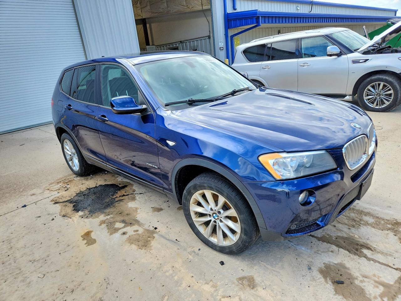 2013 Bmw X3 Xdrive28i Blue vin: 5UXWX9C50D0D09136