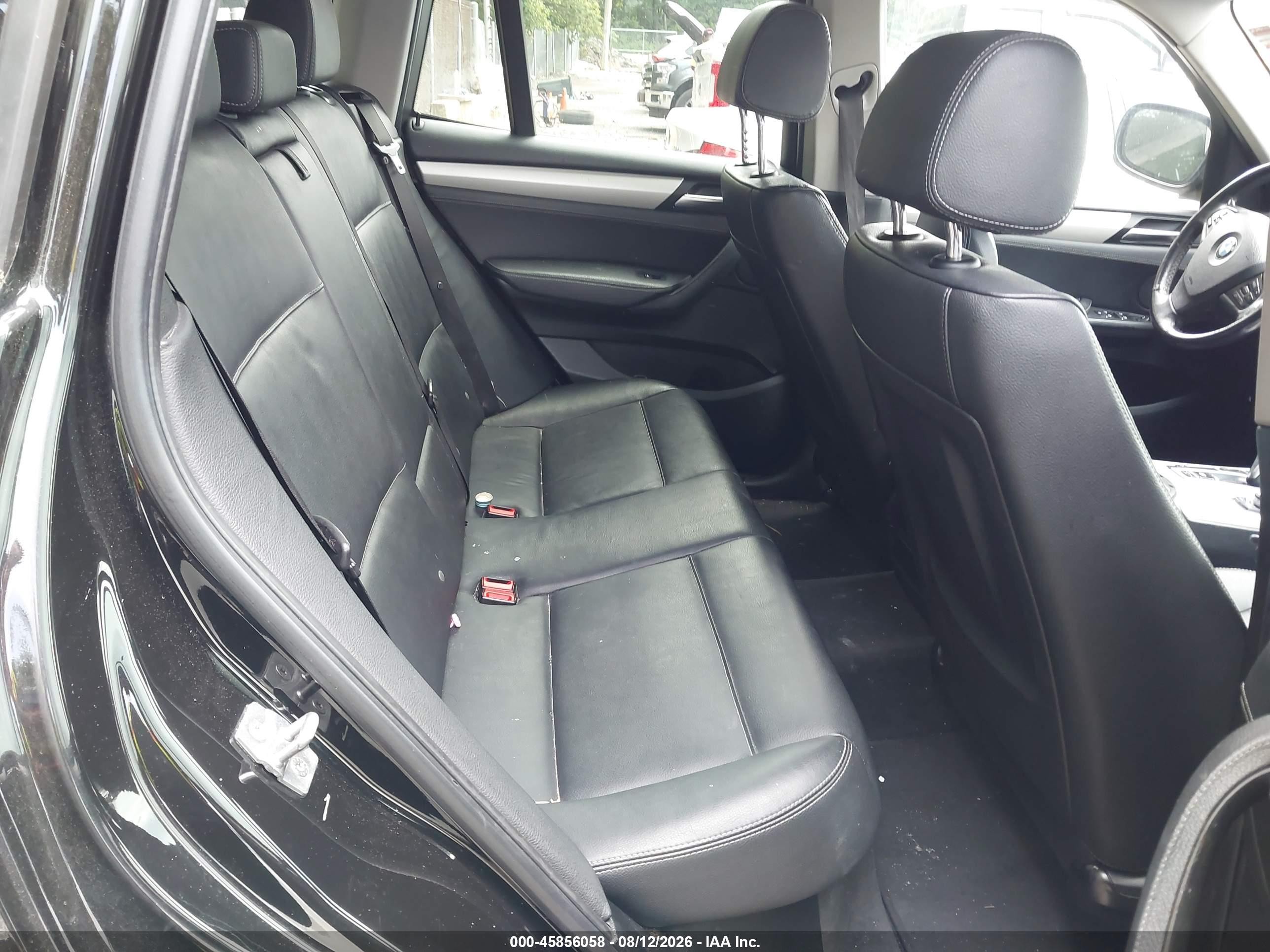 2013 Bmw X3 Xdrive28i Black vin: 5UXWX9C50DL874434