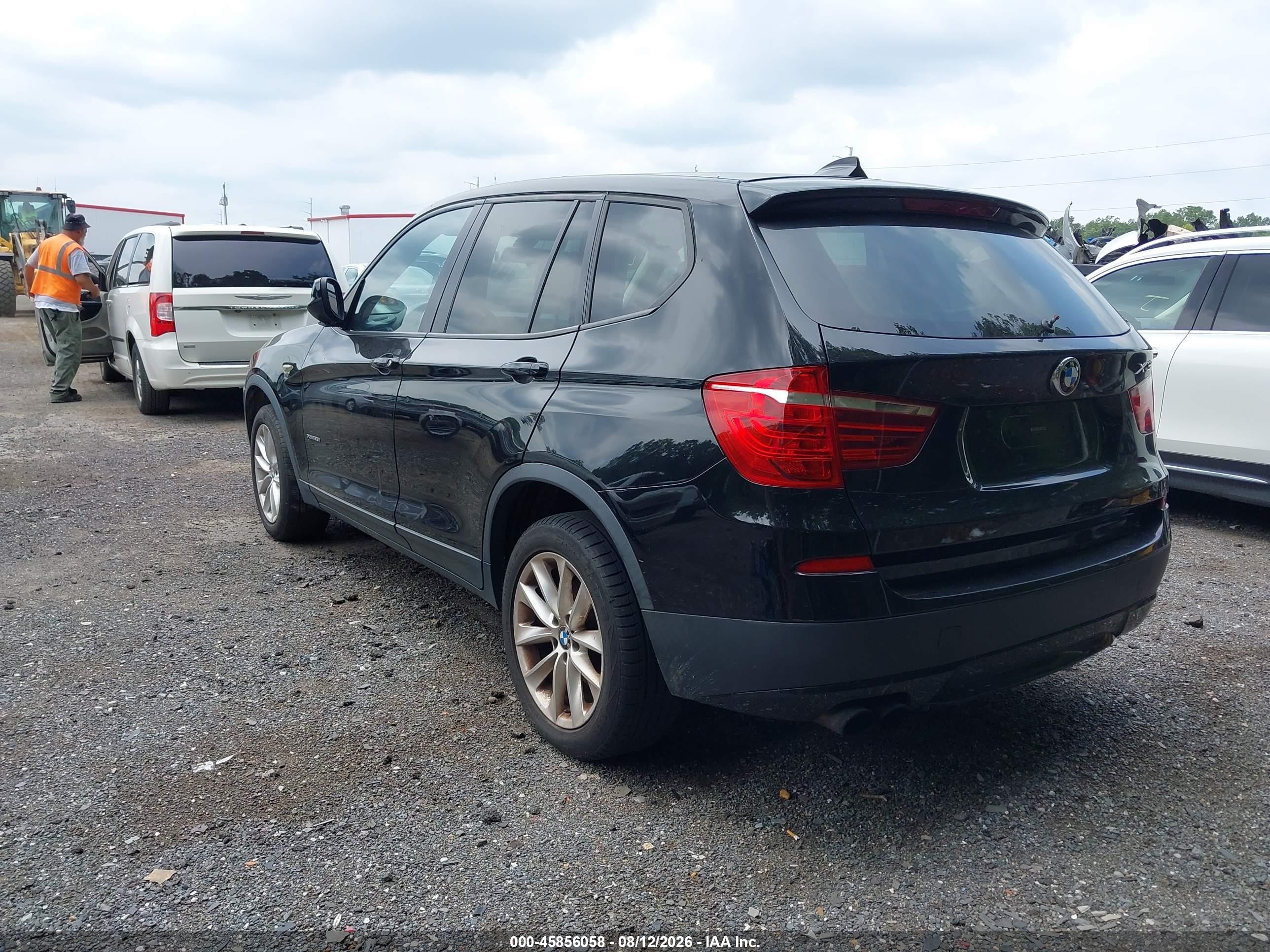 2013 Bmw X3 Xdrive28i Black vin: 5UXWX9C50DL874434