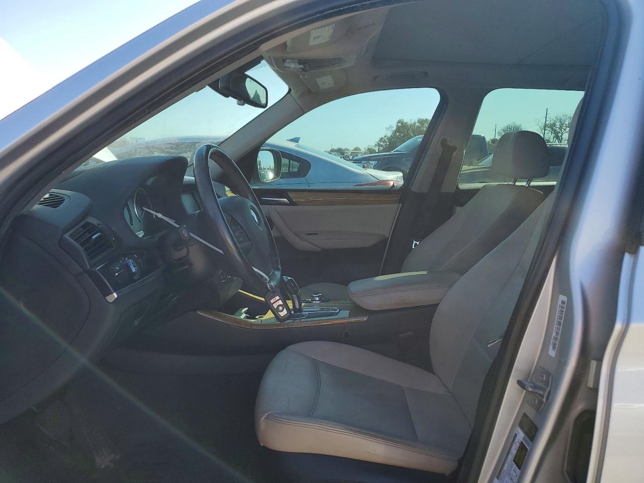 2014 Bmw X3 Xdrive28i Silver vin: 5UXWX9C50E0D11003