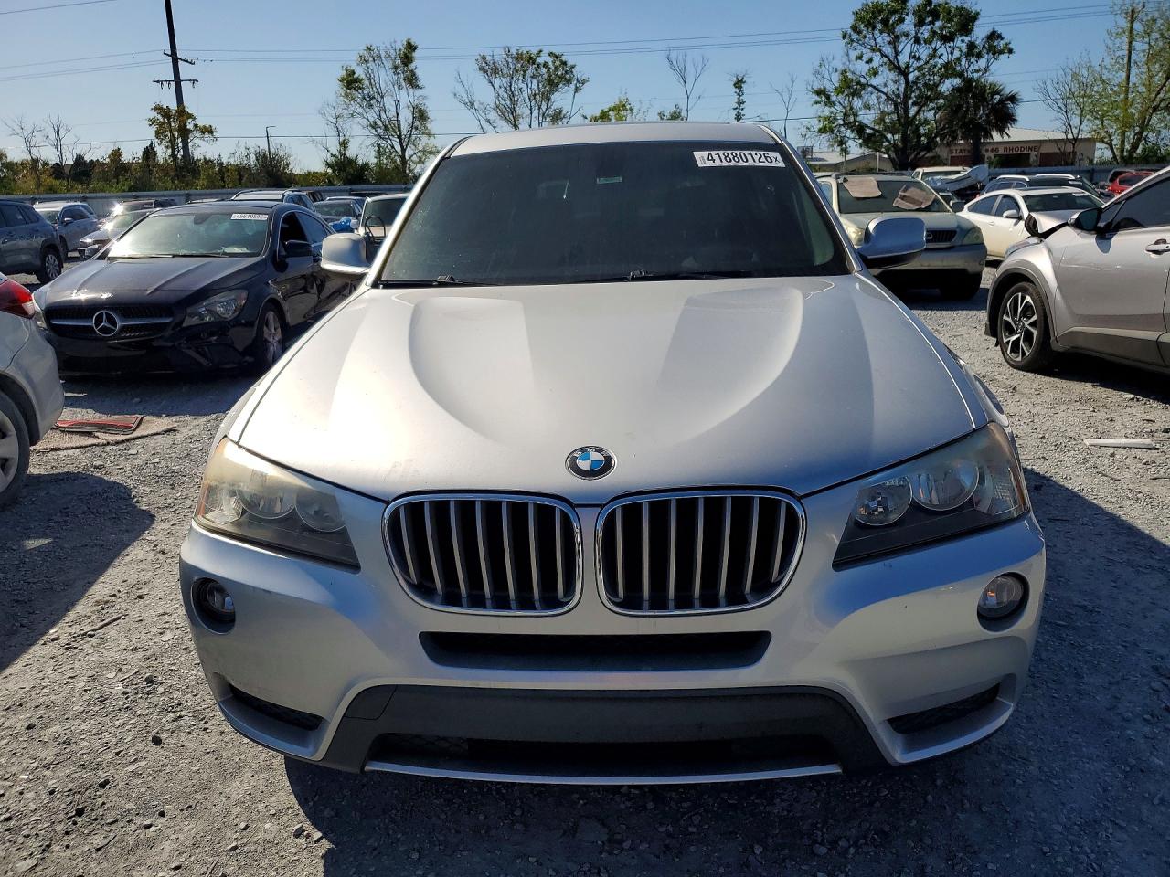 2014 Bmw X3 Xdrive28i Silver vin: 5UXWX9C50E0D11003