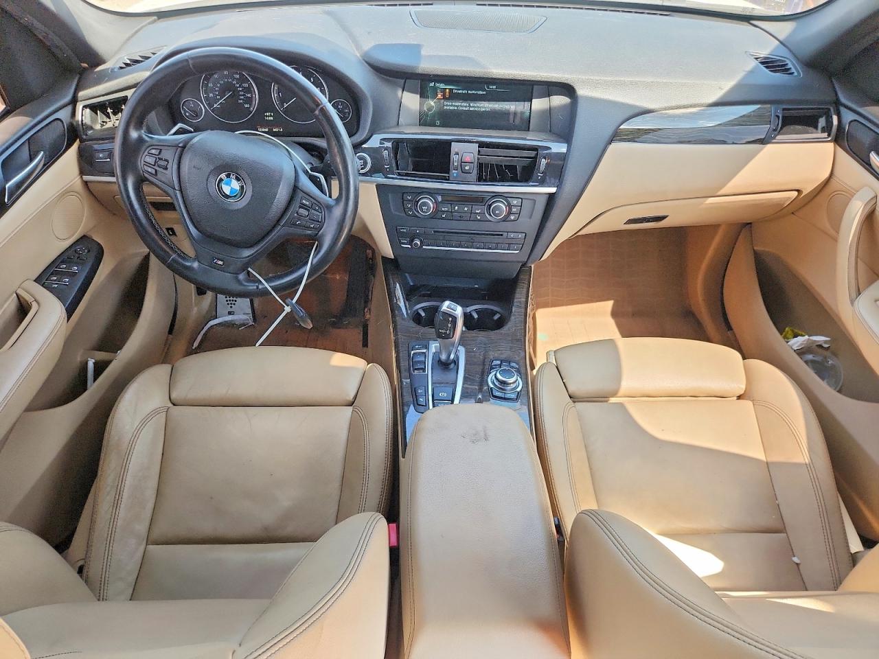 2014 Bmw X3 Xdrive28i White vin: 5UXWX9C50E0D15729