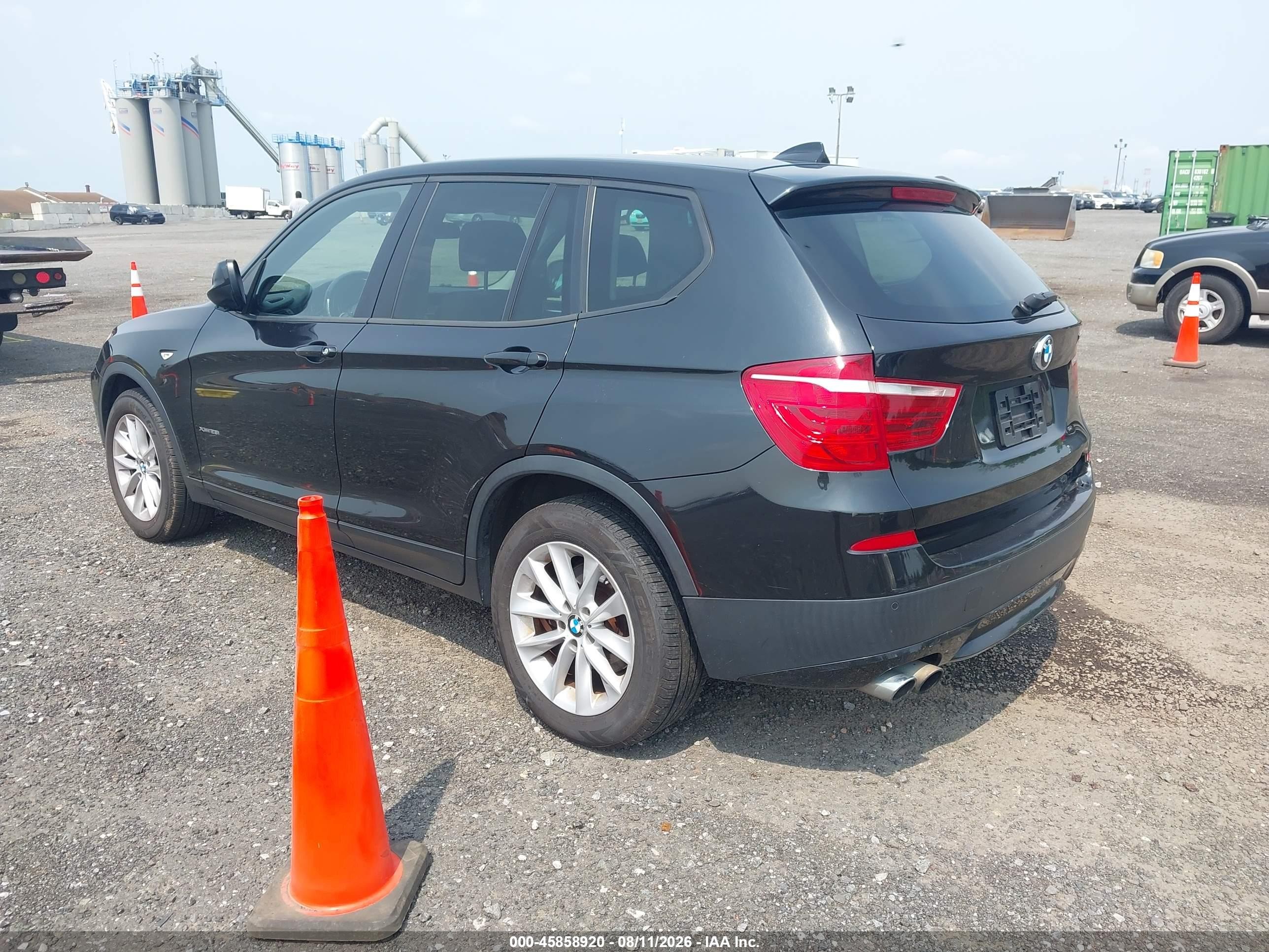 2014 Bmw X3 Xdrive28i Black vin: 5UXWX9C50E0D20381