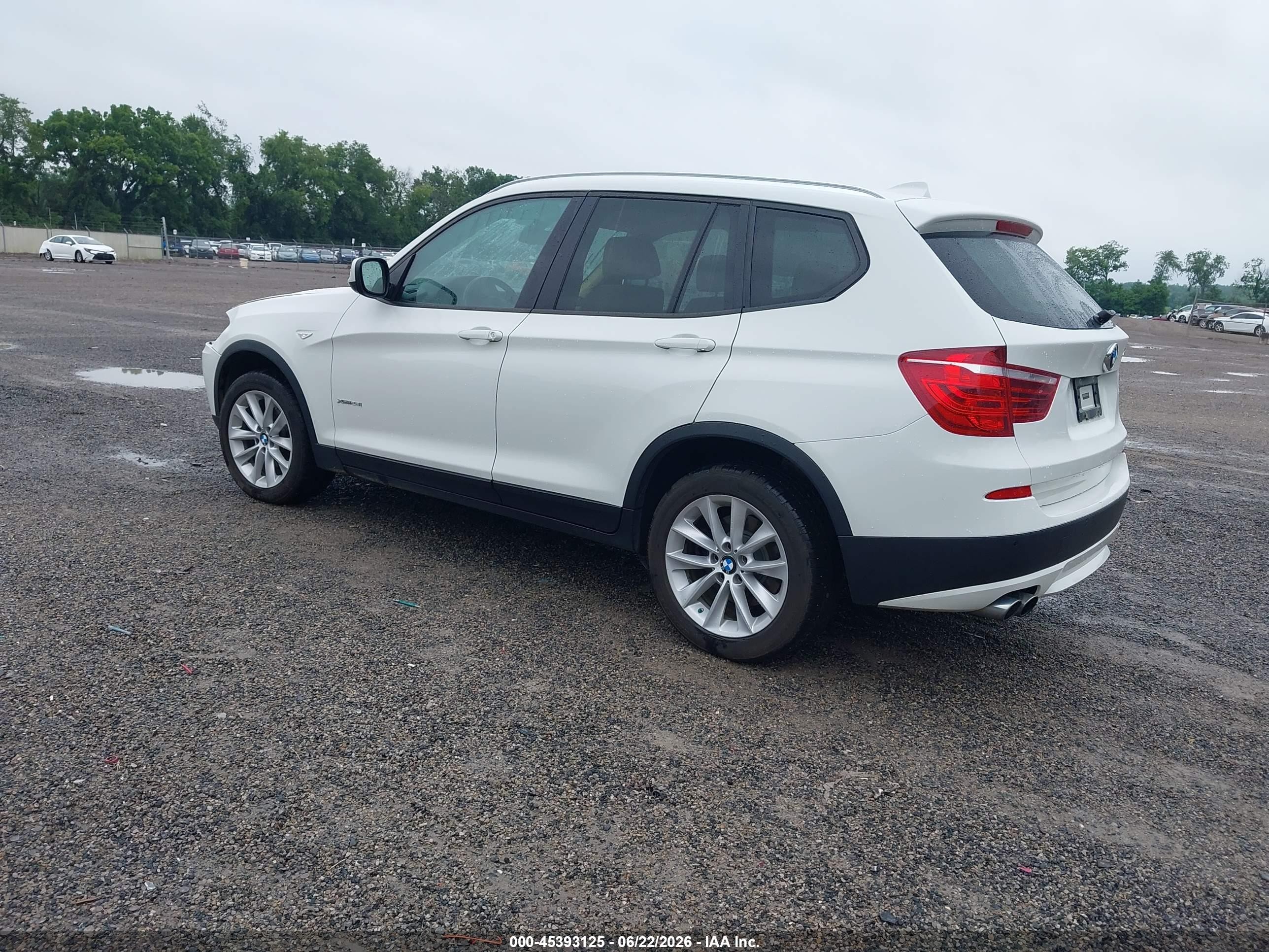 2014 Bmw X3 Xdrive28i White vin: 5UXWX9C50E0D22924