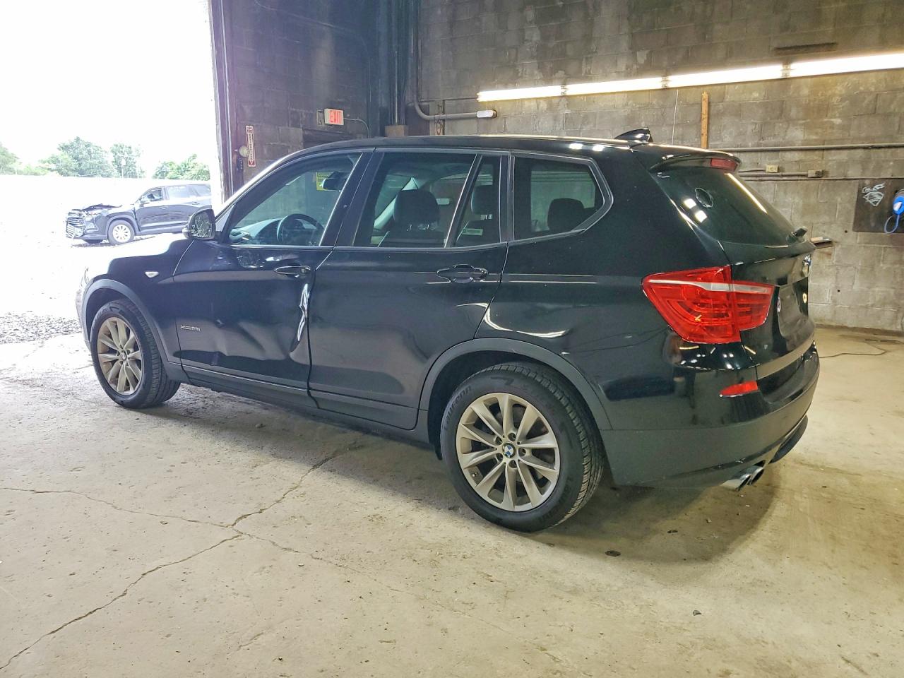 2014 Bmw X3 Xdrive28i Black vin: 5UXWX9C50E0D28139