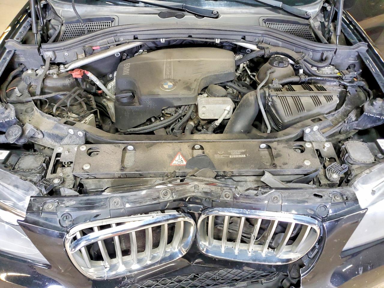 2014 Bmw X3 Xdrive28i Black vin: 5UXWX9C50E0D28139