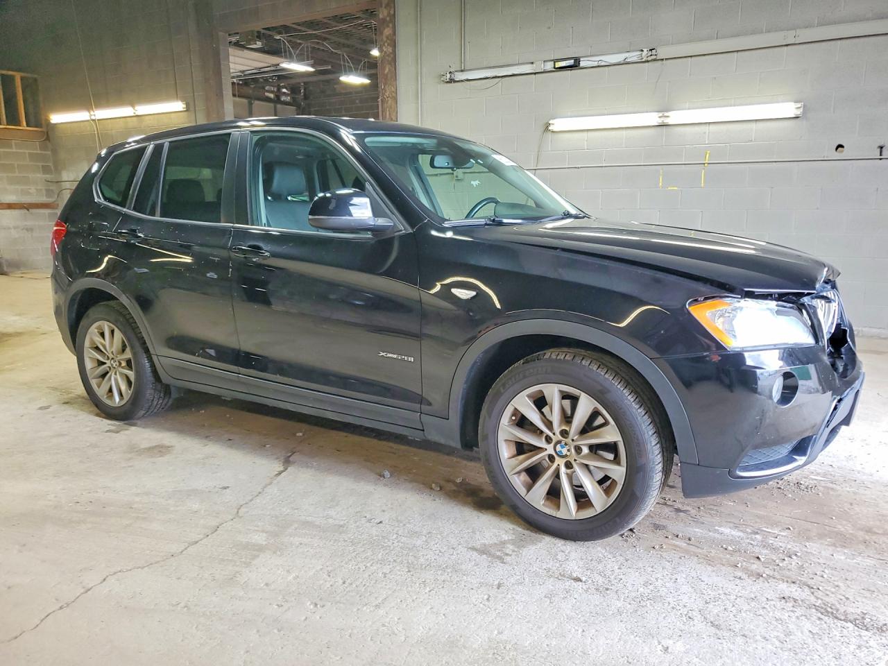 2014 Bmw X3 Xdrive28i Black vin: 5UXWX9C50E0D28139