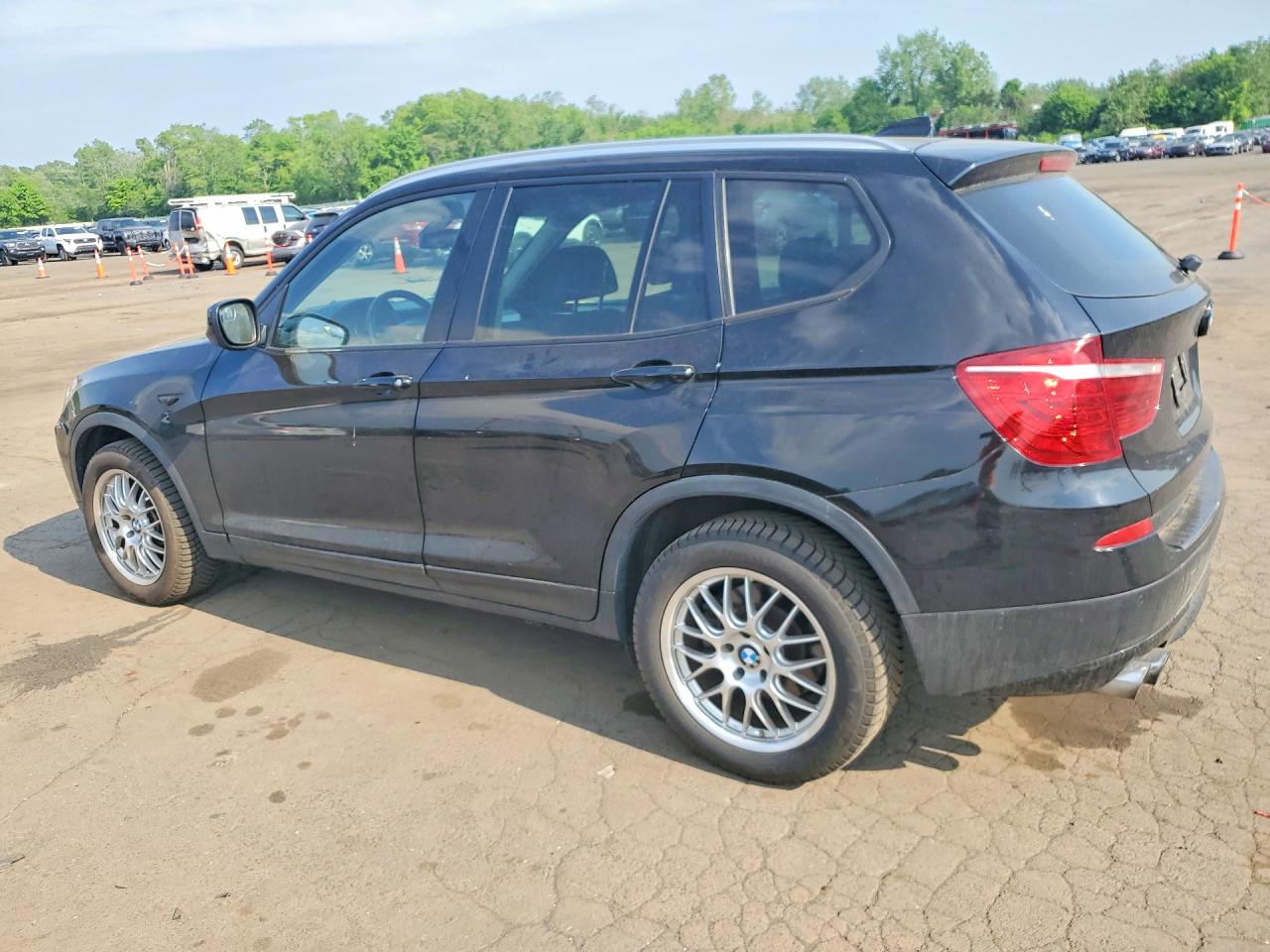 2014 Bmw X3 Xdrive28i Black vin: 5UXWX9C50E0D29761